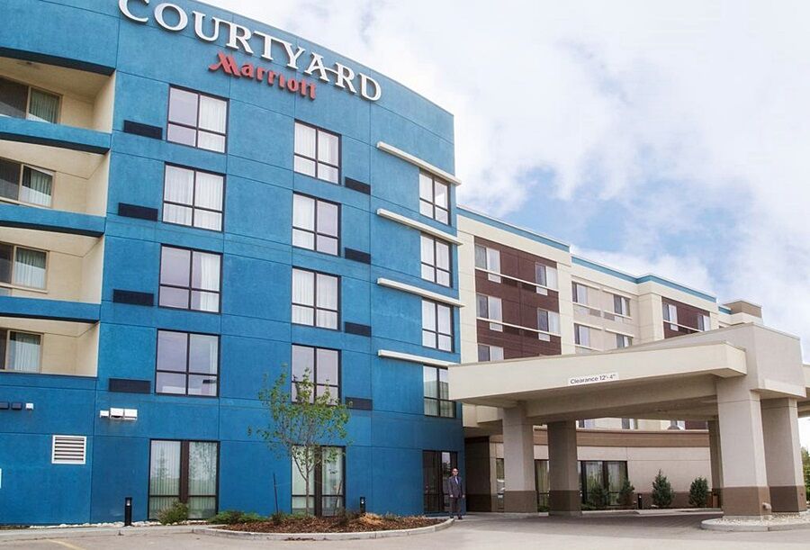 Hotel Courtyard By Marriott Edmonton West Exterior foto